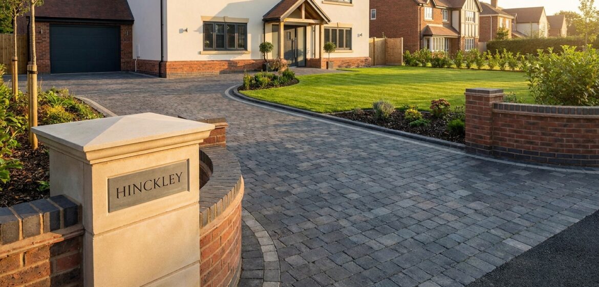 Driveway installation in Hinckley