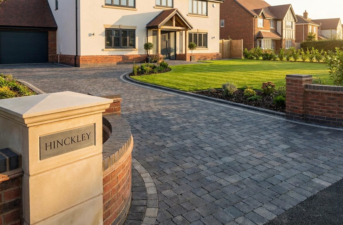 Driveway installation in Hinckley