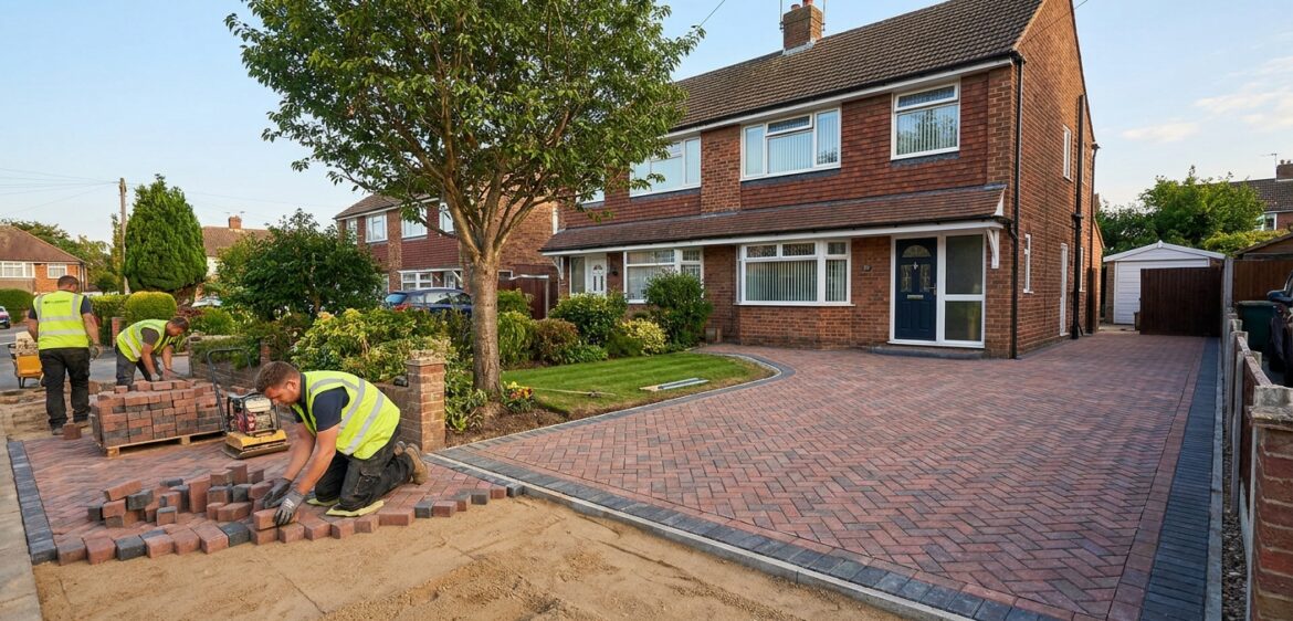 Driveway installation in Nuneaton
