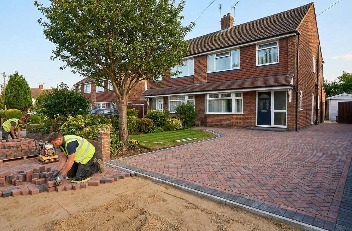 Driveway installation in Nuneaton