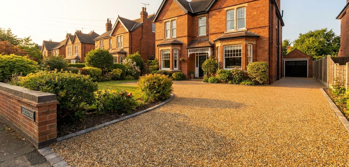 Resin bound driveways in Leicester